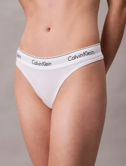 Calvin Klein Thong - Modern Cotton -Calvin Cloth Shop 0000F3786E 100 alternate3