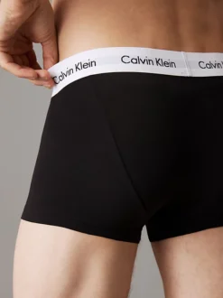 Calvin Klein 3 Pack Low Rise Trunks - Cotton Stretch -Calvin Cloth Shop 0000U2664G 001 alternate3