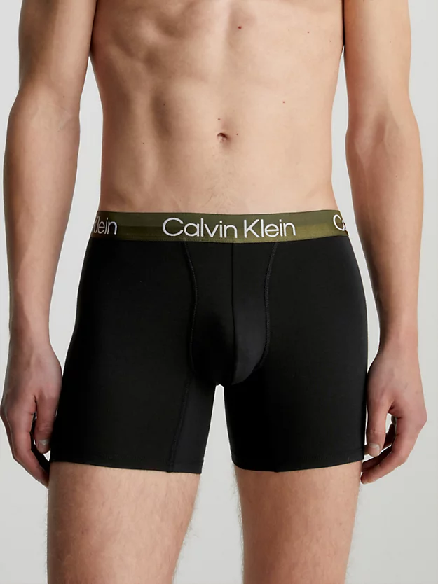 Calvin Klein 3 Pack Boxer Briefs - Modern Structure 4 Calvin Klein 3 Pack Boxer Briefs - Modern Structure - Image 2