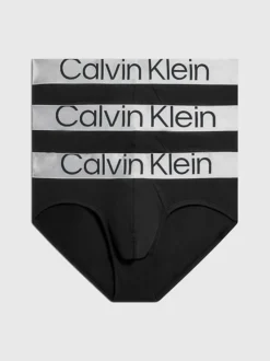 Calvin Klein 3 Pack Briefs - Steel Micro