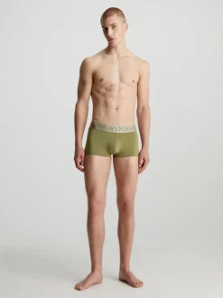 Calvin Klein 3 Pack Low Rise Trunks - Steel Micro -Calvin Cloth Shop 000NB3074A GIB alternate5