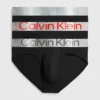 Calvin Klein 3 Pack Briefs - Steel Cotton -Calvin Cloth Shop 000NB3129A GTB main