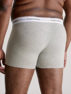 Calvin Klein Plus Size 3 Pack Trunks - Modern Cotton 9 Calvin Klein Plus Size 3 Pack Trunks - Modern Cotton -Calvin Cloth Shop 000NB3377A UW5 alternate2