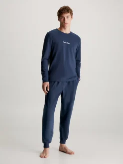 Calvin Klein Lounge Long-Sleeve T-shirt - Modern Structure -Calvin Cloth Shop 000NM2171E CCU alternate4