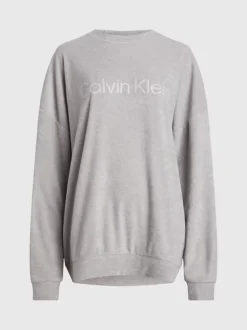 Calvin Klein Soft Towelling Lounge Sweatshirt -Calvin Cloth Shop 000NM2453E 5ZT alternate5