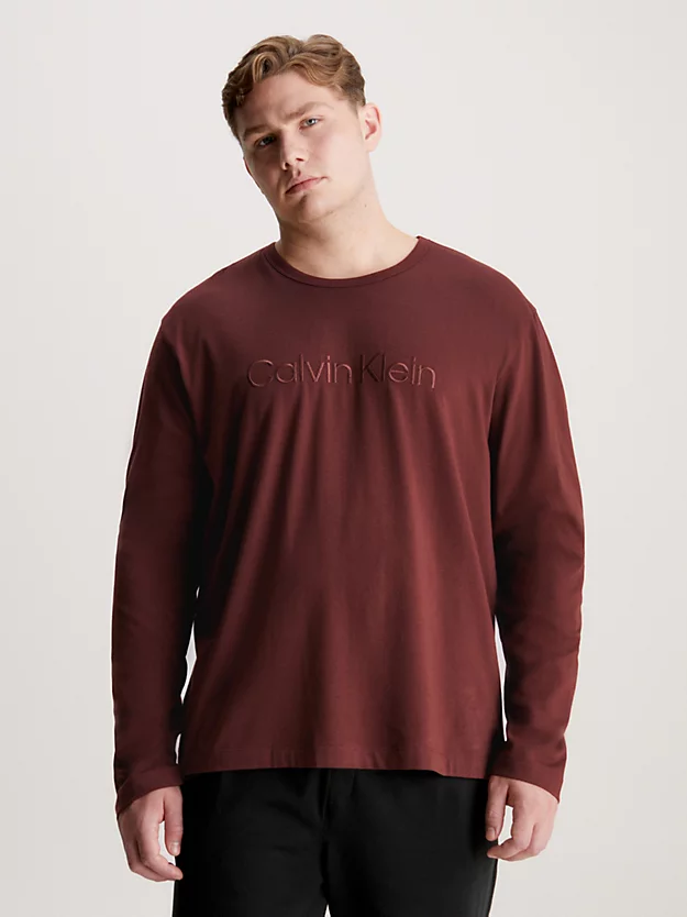 Calvin Klein Long Sleeve Pyjama Top - Pure Cotton 4 Calvin Klein Long Sleeve Pyjama Top - Pure Cotton - Image 2