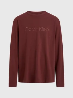 Calvin Klein Long Sleeve Pyjama Top - Pure Cotton 13 Calvin Klein Long Sleeve Pyjama Top - Pure Cotton -Calvin Cloth Shop 000NM2502E AIL alternate5