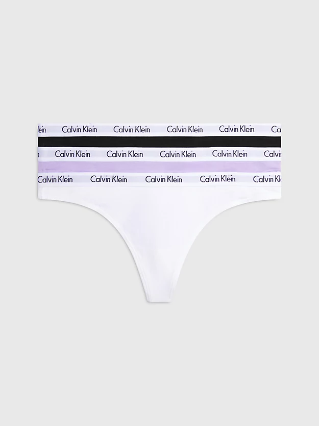 Calvin Klein 3 Pack Thongs - Carousel 3 Calvin Klein 3 Pack Thongs - Carousel