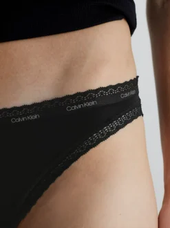 Calvin Klein 3 Pack Bikini Briefs - Bottoms Up -Calvin Cloth Shop 000QD3804E I21 alternate4