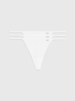 Calvin Klein 3 Pack Thongs - Athletic Cotton
