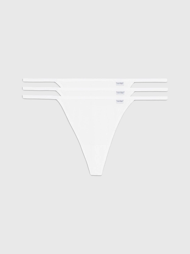 Calvin Klein 3 Pack Thongs - Athletic Cotton 3 Calvin Klein 3 Pack Thongs - Athletic Cotton