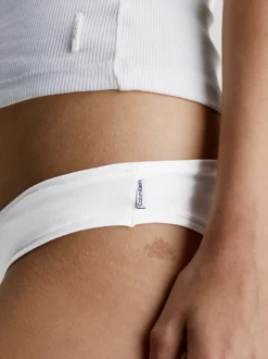 Calvin Klein Bikini Briefs - Athletic Cotton -Calvin Cloth Shop 000QD5075E 100 alternate3