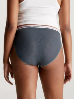 Calvin Klein Plus Size 3 Pack Lace Bikini Briefs -Calvin Cloth Shop 000QD5080E GP8 alternate2