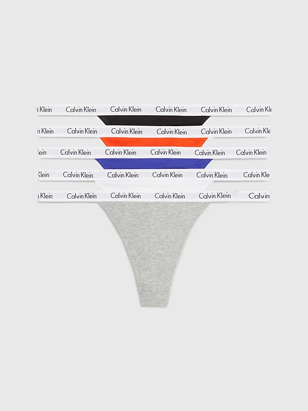 Calvin Klein 5 Pack String Thongs - Carousel 3 Calvin Klein 5 Pack String Thongs - Carousel