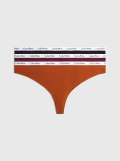 Calvin Klein Plus Size 3 Pack Thongs - Carousel