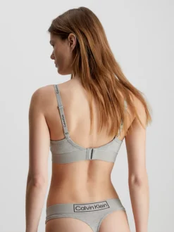 Calvin Klein Bralette - Reimagined Heritage -Calvin Cloth Shop 000QF6770E P7A alternate2