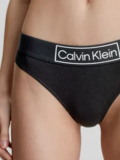 Calvin Klein Thong - Reimagined Heritage -Calvin Cloth Shop 000QF6774E UB1 alternate3
