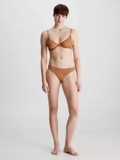 Calvin Klein Thong - Sheer Marquisette 18 Calvin Klein Thong - Sheer Marquisette -Calvin Cloth Shop 000QF6878E BO8 alternate7