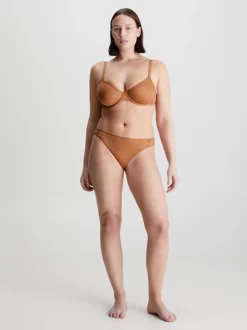 Calvin Klein Thong - Sheer Marquisette 19 Calvin Klein Thong - Sheer Marquisette -Calvin Cloth Shop 000QF6878E BO8 alternate8