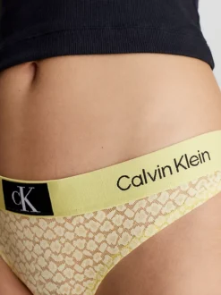 Calvin Klein Lace Thong - CK96 -Calvin Cloth Shop 000QF7175E 9LD alternate5