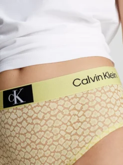 Calvin Klein Lace High Waisted Bikini Briefs - CK96 -Calvin Cloth Shop 000QF7177E 9LD alternate5
