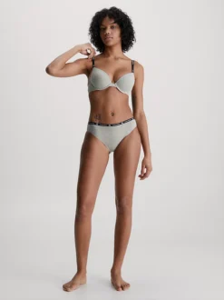 Calvin Klein Plunge Push-Up Bra - CK96 -Calvin Cloth Shop 000QF7220E P7A alternate4