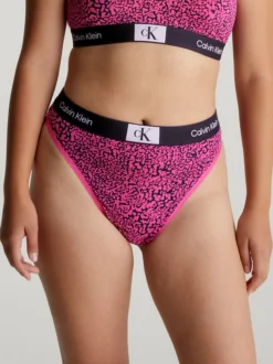 Calvin Klein High Waisted Brazilian Briefs - CK96 -Calvin Cloth Shop 000QF7223E GNI alternate2