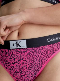 Calvin Klein High Waisted Brazilian Briefs - CK96 -Calvin Cloth Shop 000QF7223E GNI alternate4