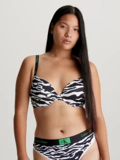 Calvin Klein Push Up Plunge Bra - CK96 -Calvin Cloth Shop 000QF7252E GNH alternate2