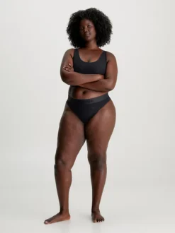 Calvin Klein Plus Size Lace Thong - Intrinsic -Calvin Cloth Shop 000QF7346E UB1 alternate4