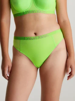 Calvin Klein Mesh High Leg Tanga - Future Shift 10 Calvin Klein Mesh High Leg Tanga - Future Shift -Calvin Cloth Shop 000QF7395E FUE alternate2