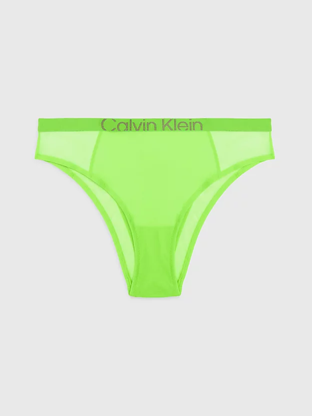 Calvin Klein Mesh High Leg Tanga - Future Shift 3 Calvin Klein Mesh High Leg Tanga - Future Shift