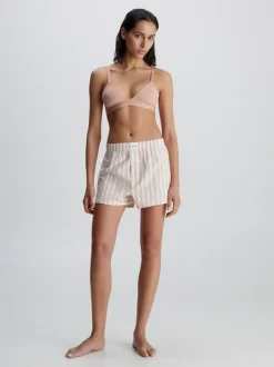 Calvin Klein Pyjama Shorts - Pure Cotton -Calvin Cloth Shop 000QS6892E FRN alternate4