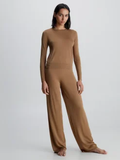 Calvin Klein Fine Knit Lounge Top -Calvin Cloth Shop 000QS6997E HMS alternate3