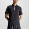 Calvin Klein Zip Polo Shirt -Calvin Cloth Shop 00GMF3K140 BAE main