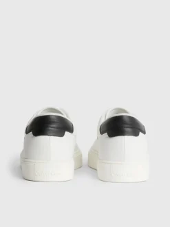 Calvin Klein Leather And Knit Trainers -Calvin Cloth Shop HM0HM00922 0K9 alternate3
