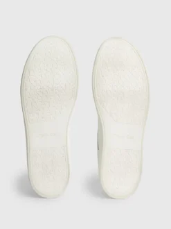 Calvin Klein Leather And Knit Trainers -Calvin Cloth Shop HM0HM00922 0K9 alternate4