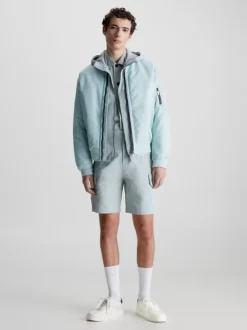 Calvin Klein Leather And Knit Trainers -Calvin Cloth Shop HM0HM00922 0K9 alternate6