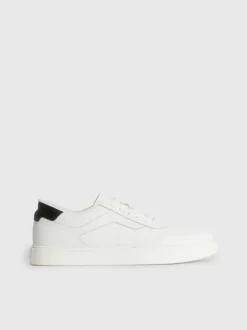 Calvin Klein Leather And Knit Trainers