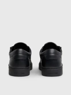 Calvin Klein Leather Logo Trainers -Calvin Cloth Shop HM0HM01188 0GL alternate3