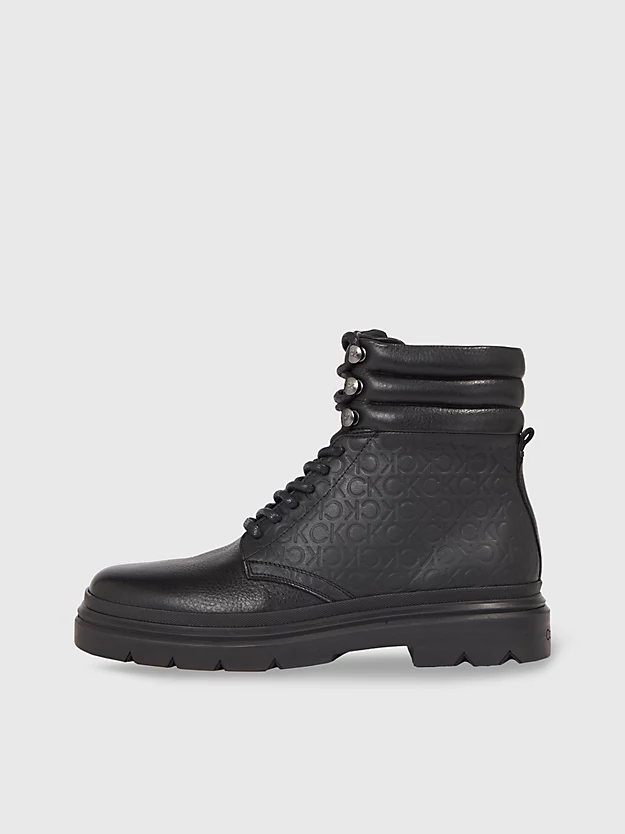 Calvin Klein Leather Logo Boots 8 Calvin Klein Leather Logo Boots - Image 6