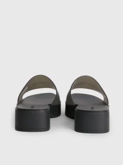 Calvin Klein Wedge Sliders -Calvin Cloth Shop HW0HW01514 BEH alternate3