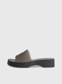 Calvin Klein Wedge Sliders -Calvin Cloth Shop HW0HW01514 BEH alternate5