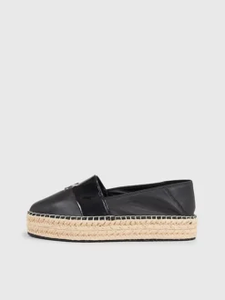 Calvin Klein Leather Espadrilles -Calvin Cloth Shop HW0HW01619 BEH alternate5