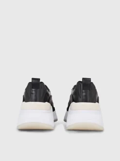 Calvin Klein Faux Leather Wedge Trainers 11 Calvin Klein Faux Leather Wedge Trainers -Calvin Cloth Shop HW0HW01663 BEH alternate3