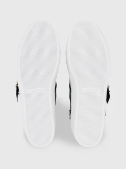 Calvin Klein Leather High-Top Platform Trainers -Calvin Cloth Shop HW0HW01667 BEH alternate4