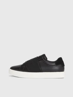 Calvin Klein Leather Slip-On Shoes -Calvin Cloth Shop HW0HW01676 BEH alternate5