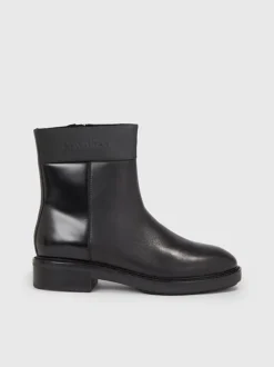 Calvin Klein Leather Ankle Boots