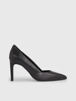 Calvin Klein Leather Logo Pumps