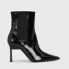 Calvin Klein Patent Leather Stiletto Chelsea Boots 1 Calvin Klein Patent Leather Stiletto Chelsea Boots -Calvin Cloth Shop HW0HW01809 BEH main